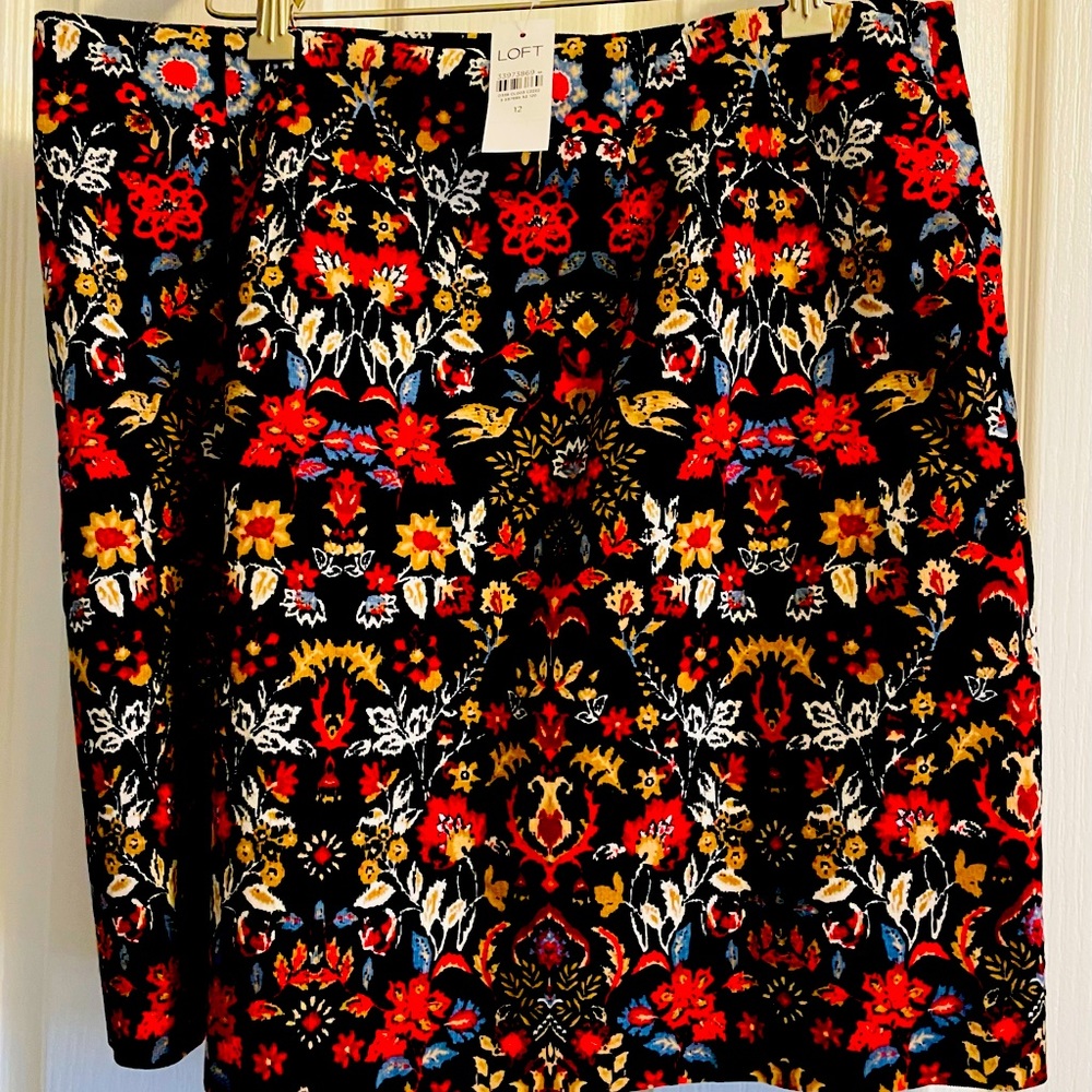 Loft corduroy skirt- NWT